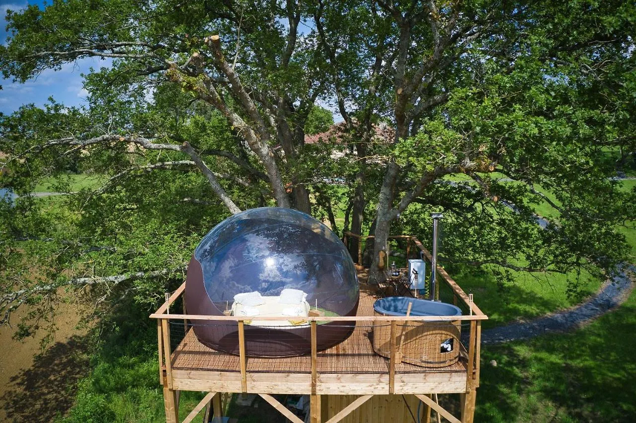 Bed and Breakfast Les Bulles Perchees De Lartigue Margouet-Meymes Отель типа 
