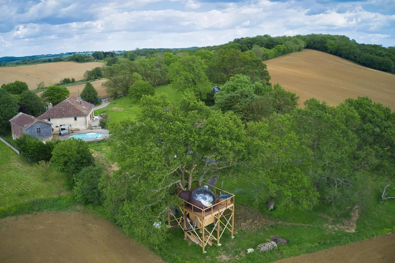 Bed and Breakfast Les Bulles Perchees De Lartigue Margouet-Meymes